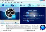 Bigasoft WMV Converter screenshot